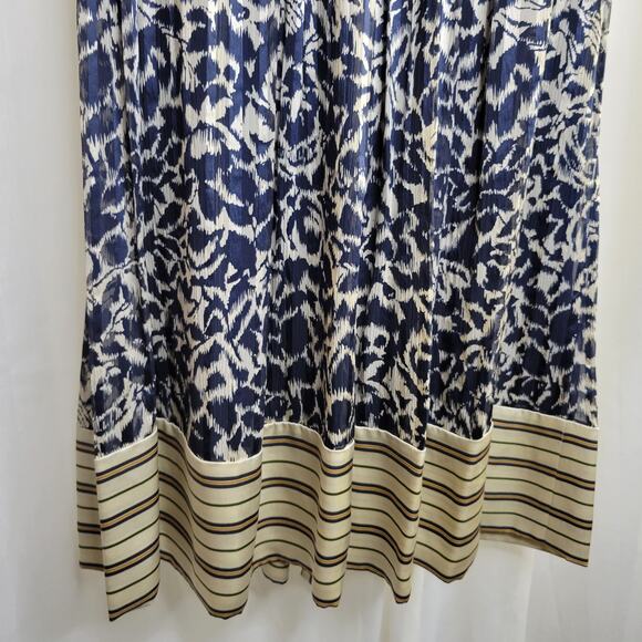 BCBGMAXAZRIA Silk Batik and Stiped Sundress, M - Picture 4 of 14